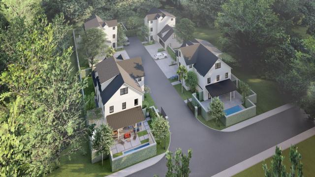Camp Alto Subdivision Aerial Rendering NW